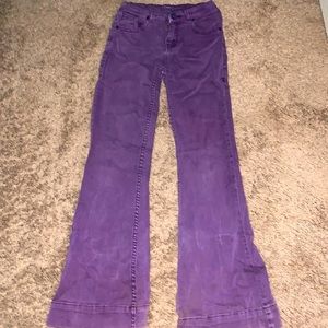 Cowgirl tuff purple jeans, women’s 13
